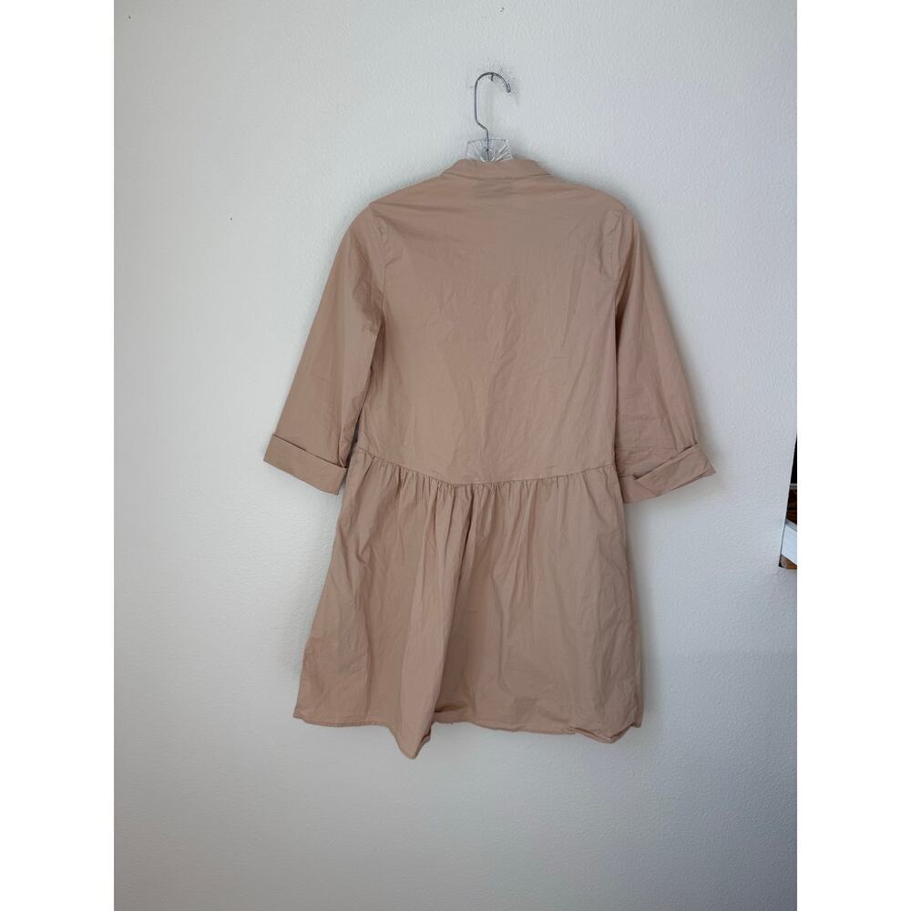 NWOT Tuckernuck Royal Shirt Dress Tan Size Small - Picture 3 of 7